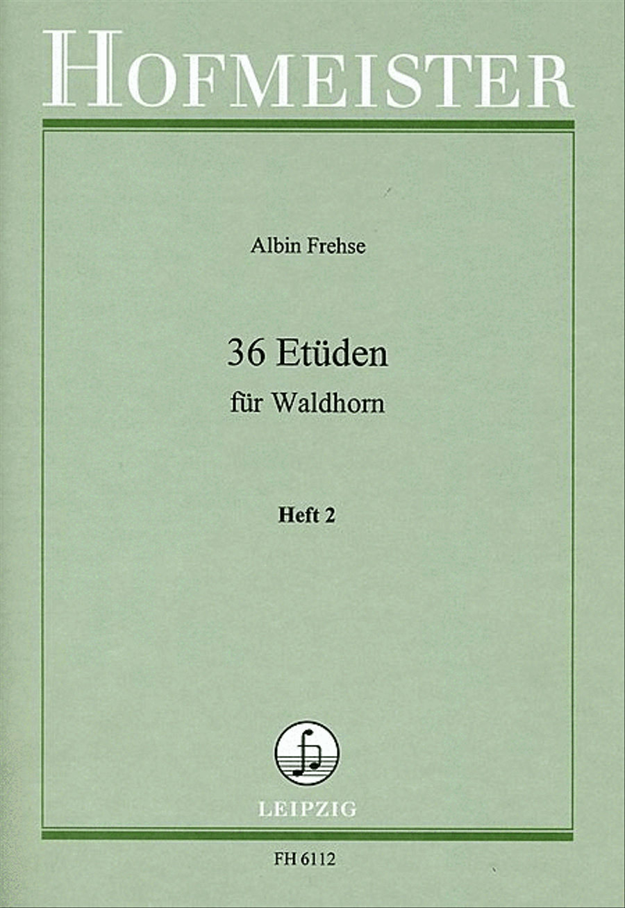 36 Etüden Horn scores gallery preview page 1