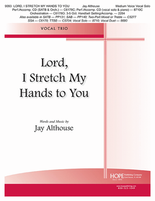 Book cover for Lord, I Stretch My Hands To You