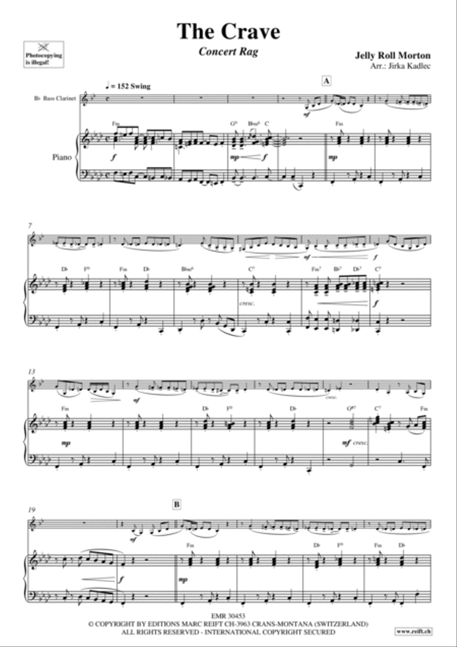 The Crave Bass Clarinet scores gallery preview page 4