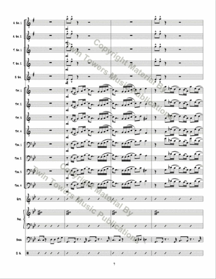 Boss of Funk Boss of Funk Jazz Ensemble scores gallery preview page 8