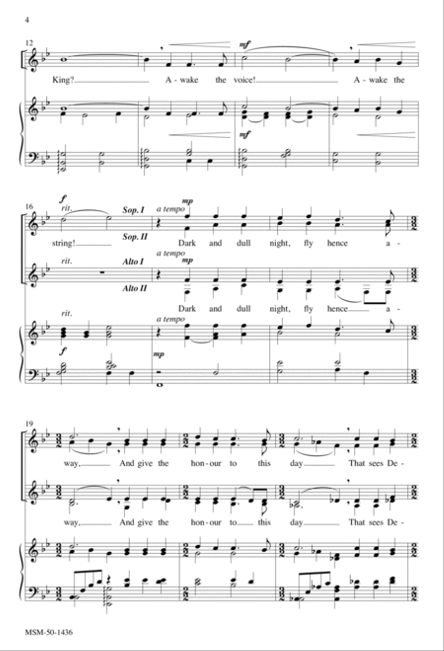 What Sweeter Music What Sweeter Music SSAA scores gallery preview page 3