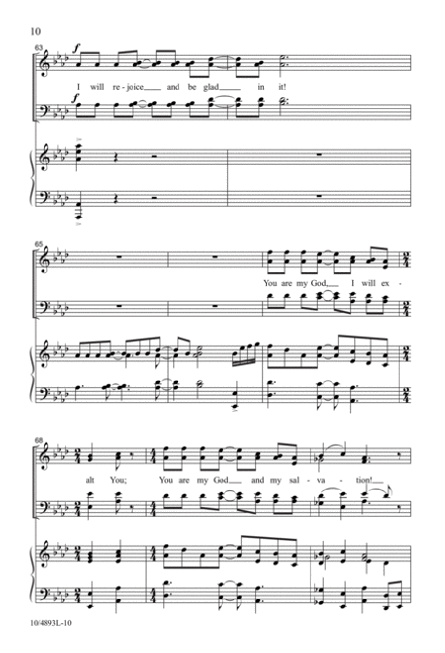 Psalm of Jubilation! Psalm of Jubilation! 4-Part scores gallery preview page 10