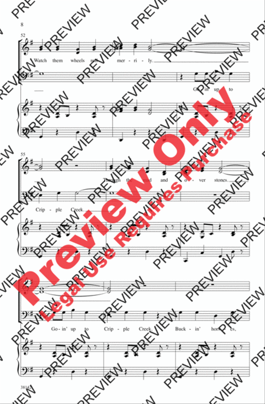 Cripple Creek 3-Part scores gallery preview page 8