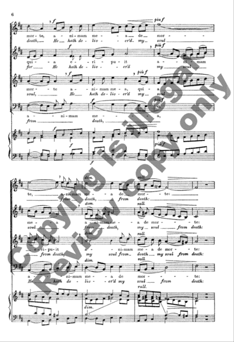 Convertere anima mea (Return, O My Soul) 4-Part scores gallery preview page 5