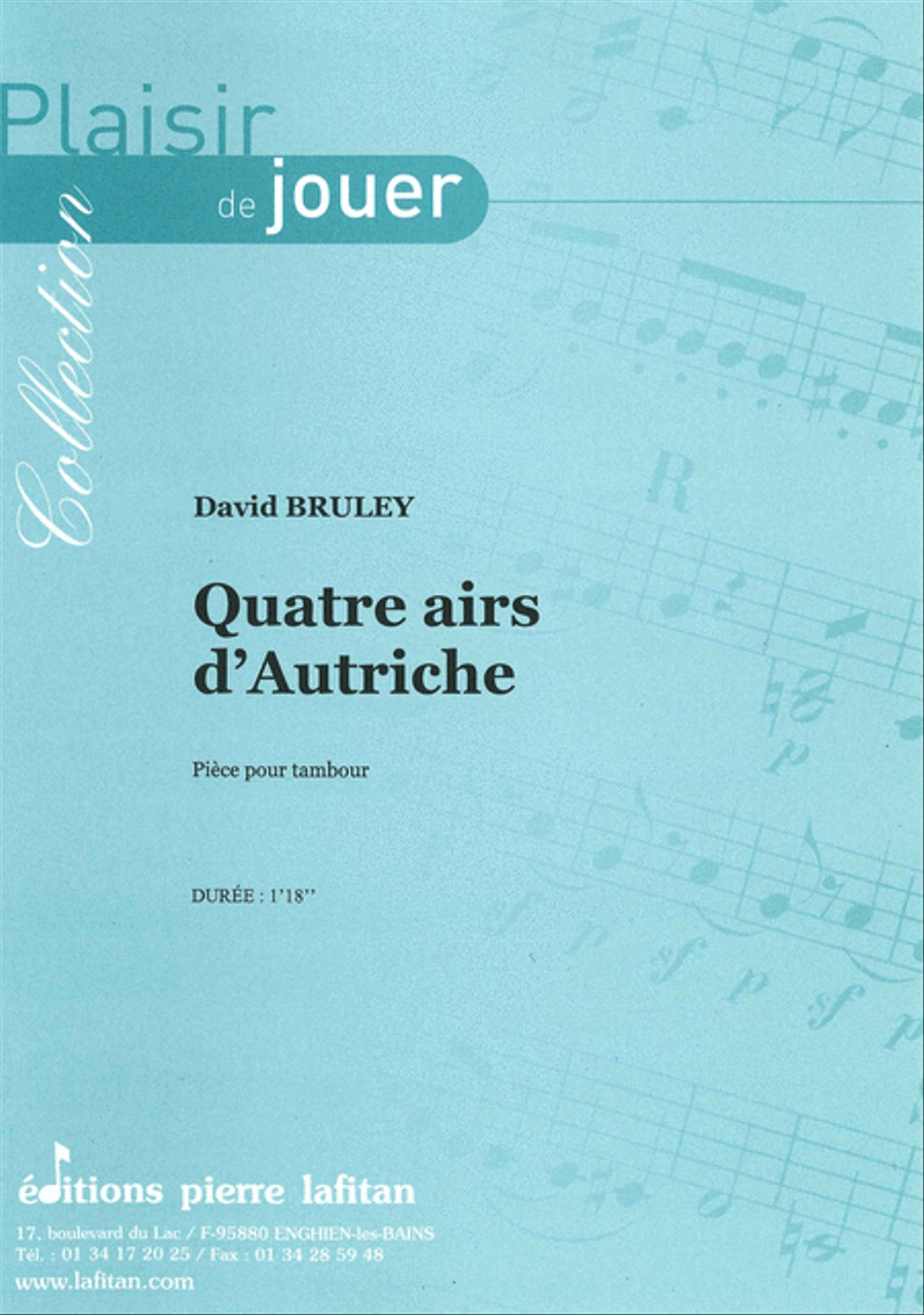 Quatre Airs D'Autriche Percussion scores gallery preview page 1