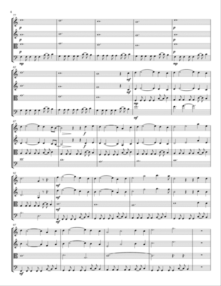 Luna String Quartet scores gallery preview page 4
