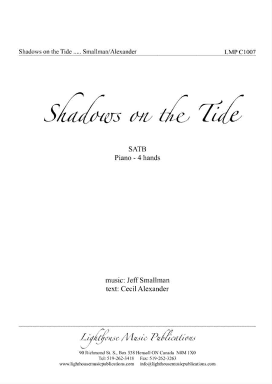 Shadows on the Tide 4-Part scores gallery preview page 2