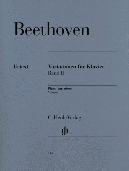Beethoven - Piano Variations Vol 2 Urtext