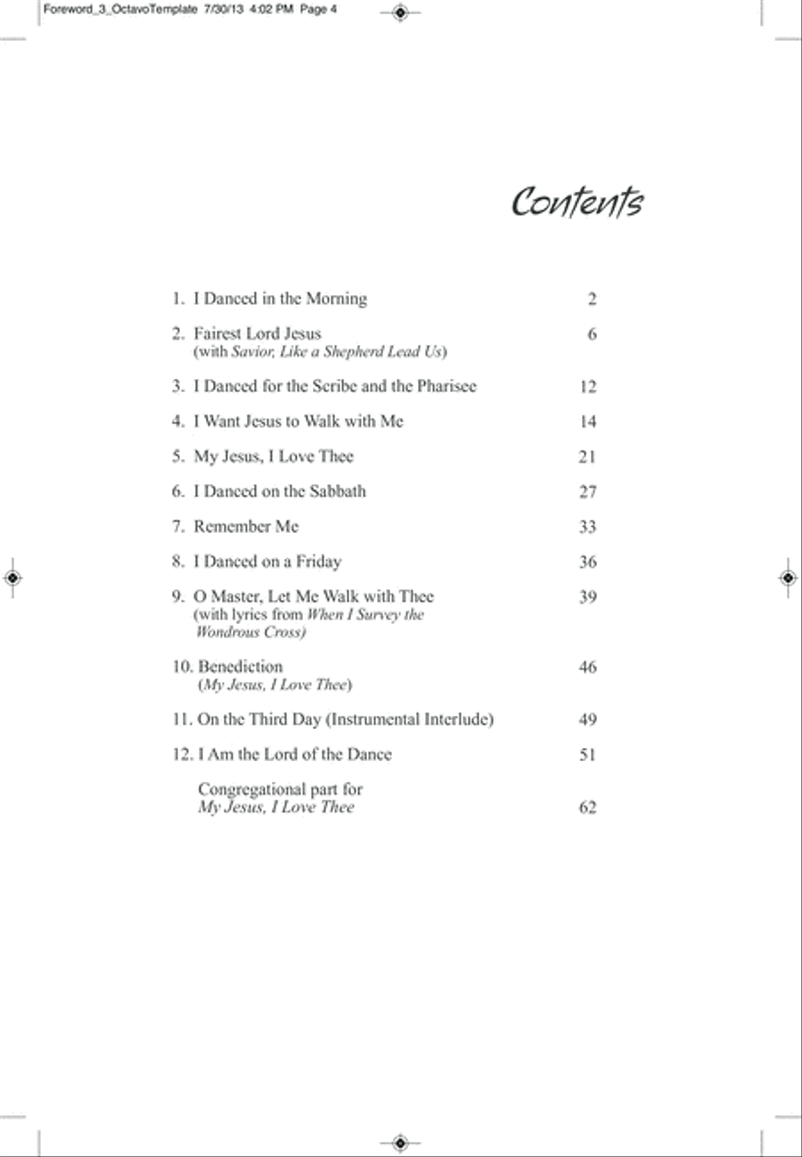 I Am the Lord of the Dance 4-Part scores gallery preview page 5
