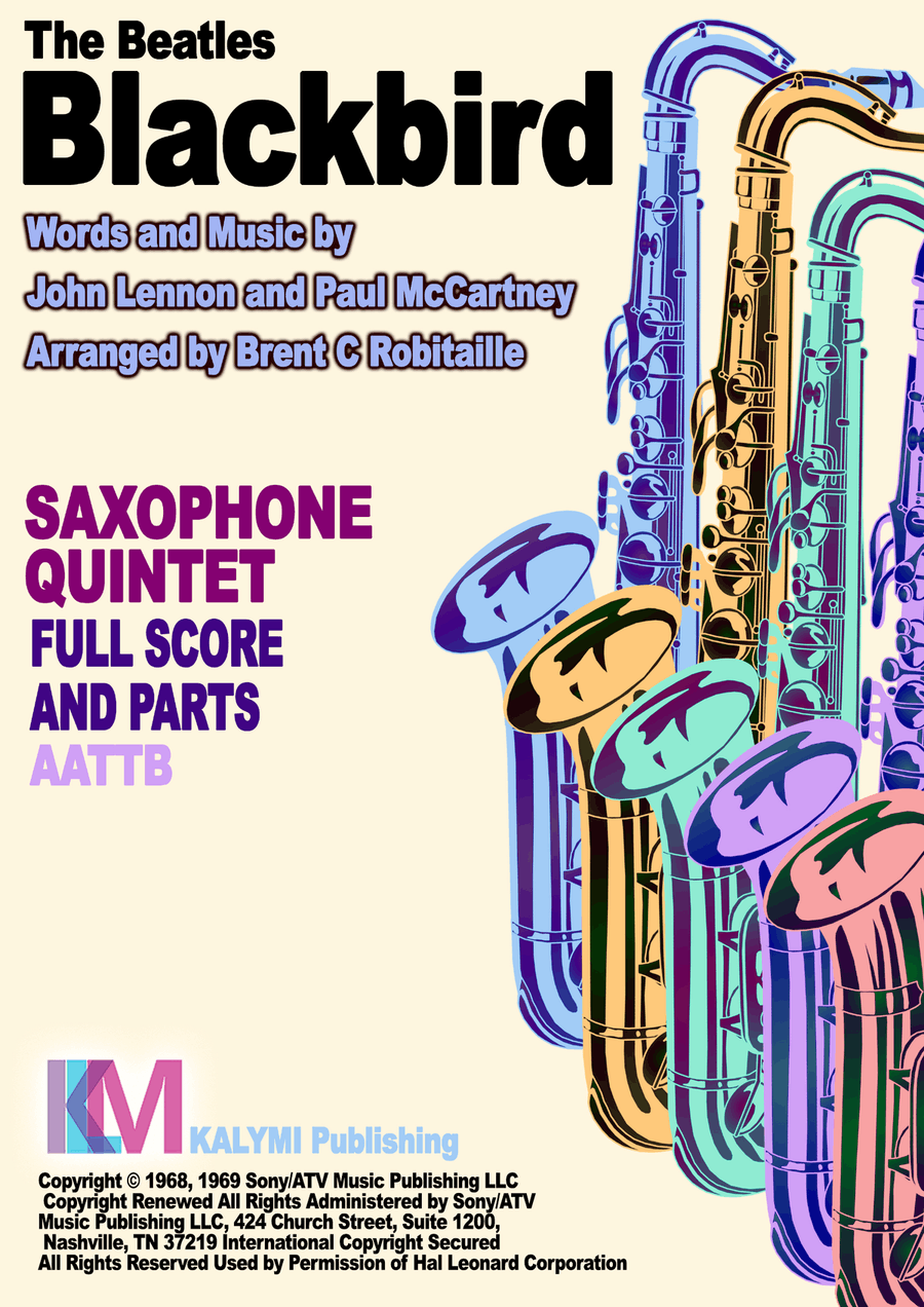 Blackbird Blackbird Woodwind Quintet scores gallery preview page 1
