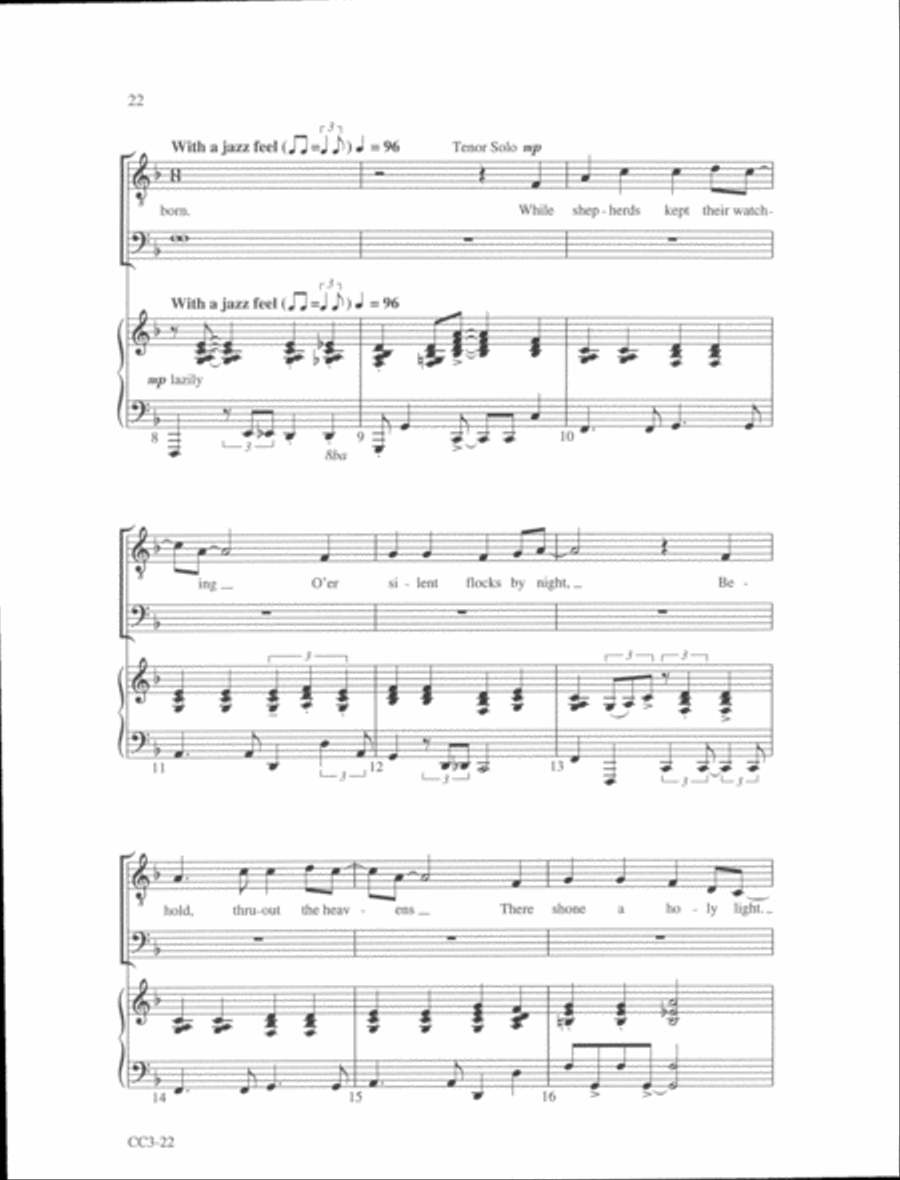Small Choir Collection - Christmas Glory! TTBB TTBB scores gallery preview page 8