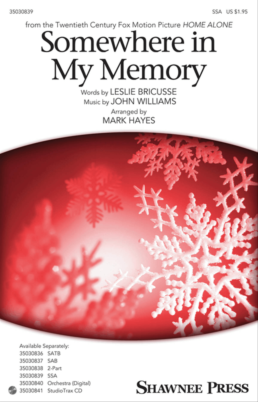 Somewhere in My Memory SSA scores gallery preview page 1