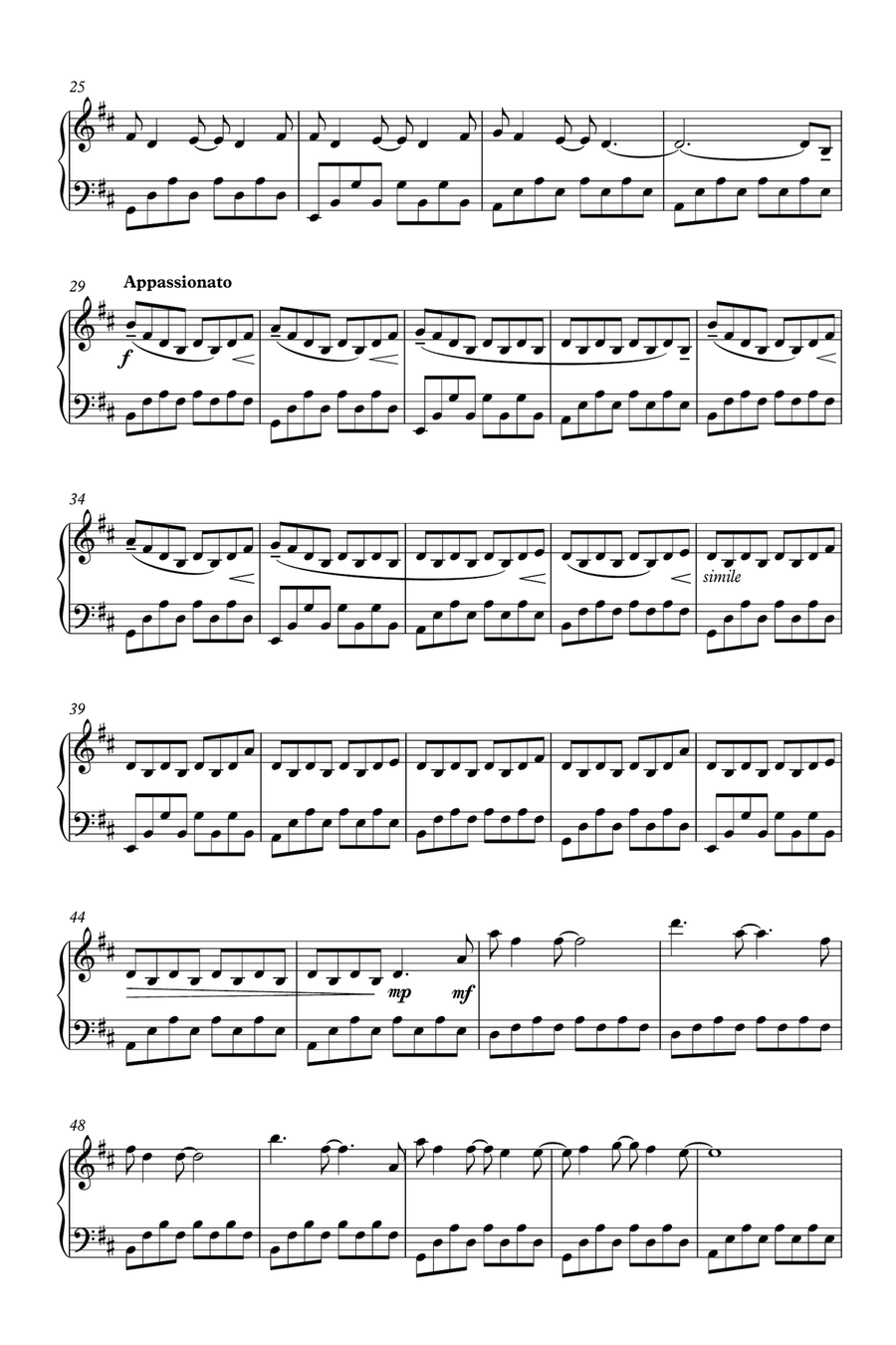 City Lights Piano Solo scores gallery preview page 2