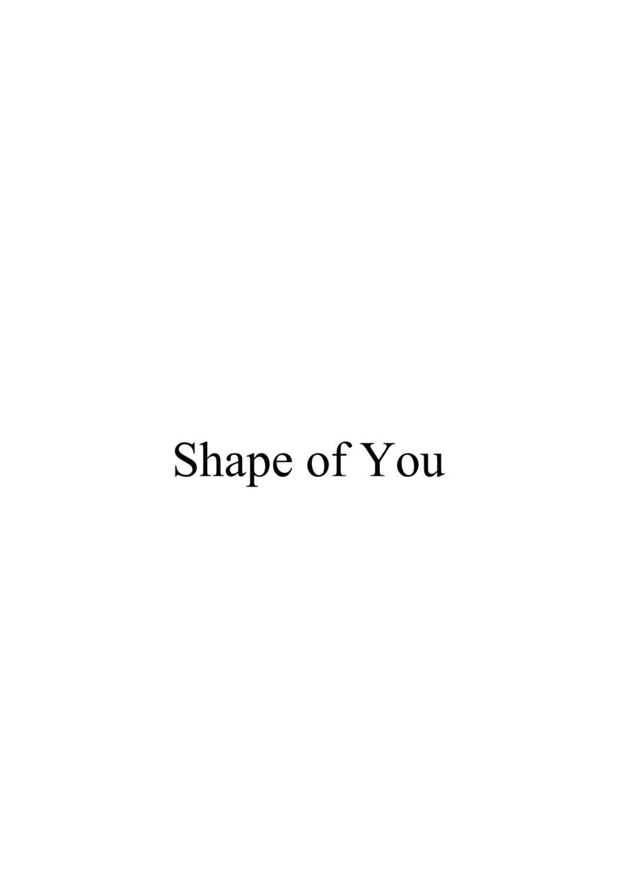 Shape Of You String Quartet scores gallery preview page 1