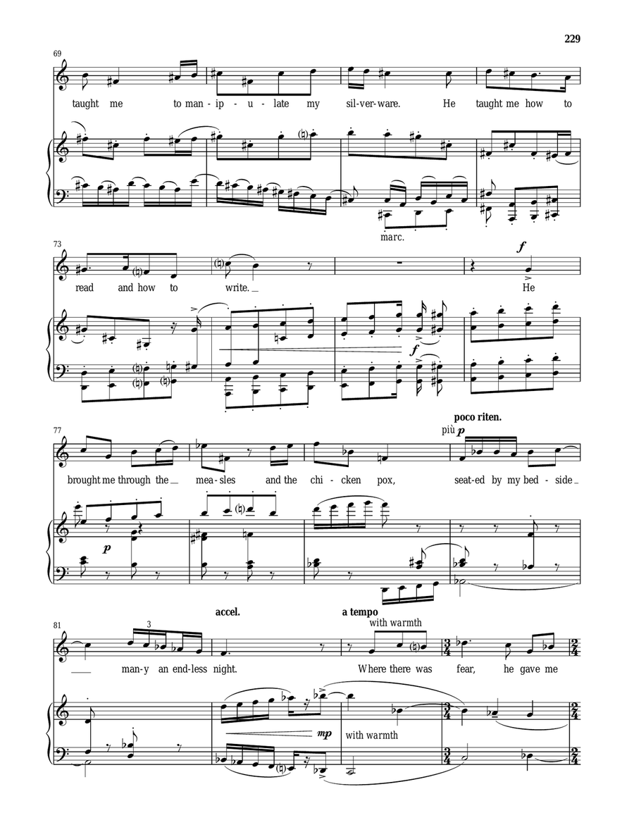 Aurelia's Aria (My Father Was A Tenor) Soprano Voice scores gallery preview page 6
