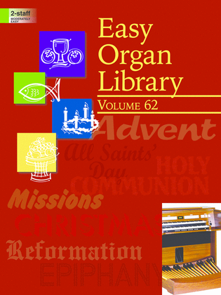 Book cover for Easy Organ Library, Vol. 62