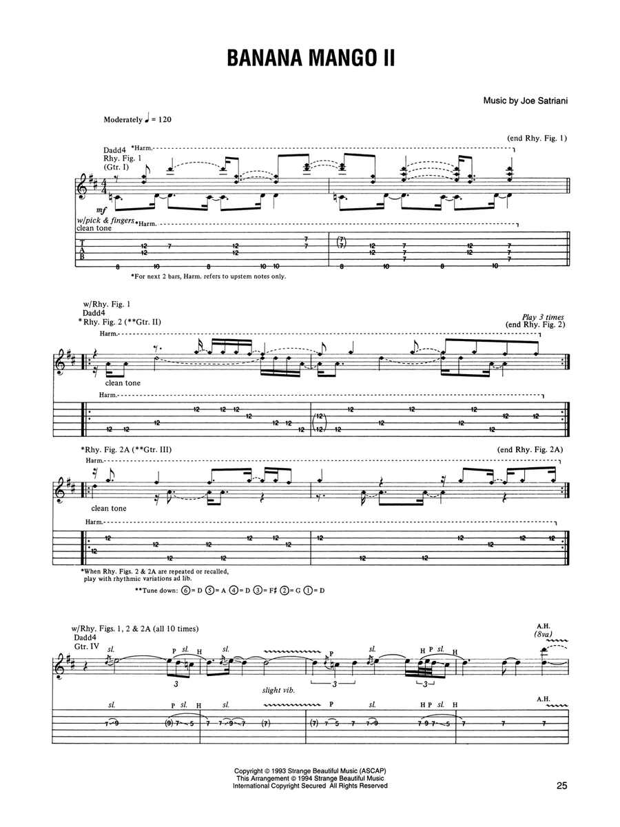 Banana Mango II Banana Mango II Acoustic Guitar scores gallery preview page 1
