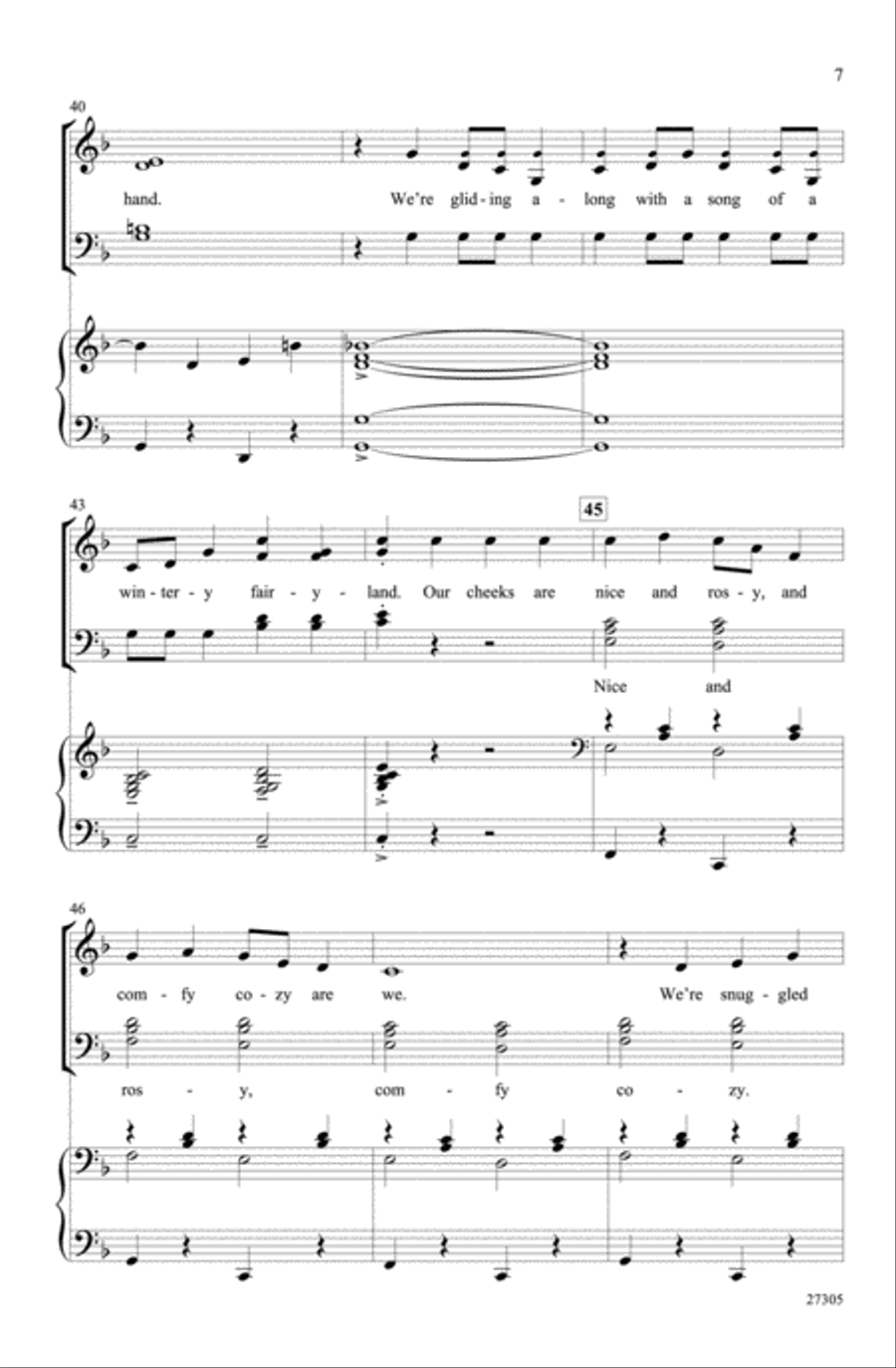 Sleigh Ride Sleigh Ride Choir scores gallery preview page 5