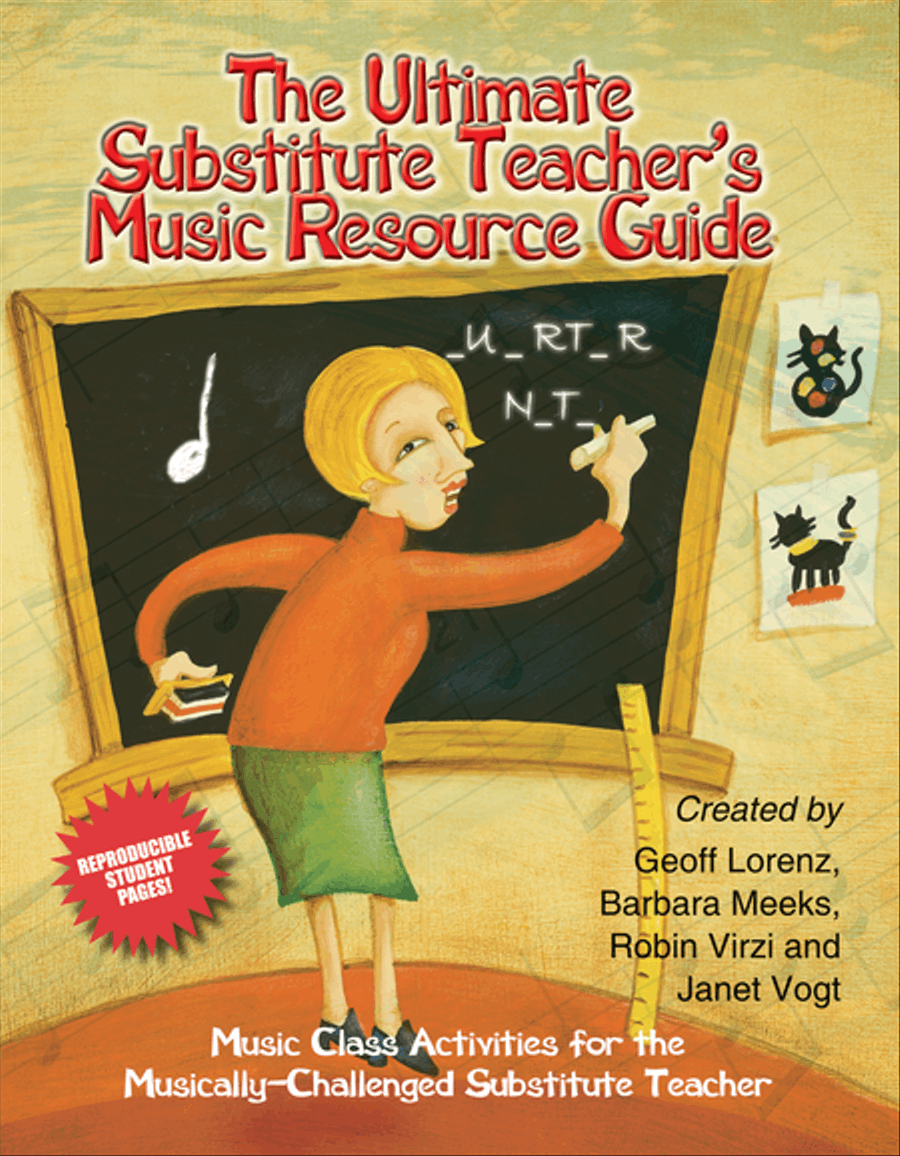 The Ultimate Substitute Teacher's Music Resource Guide Teacher Editions scores gallery preview page 1