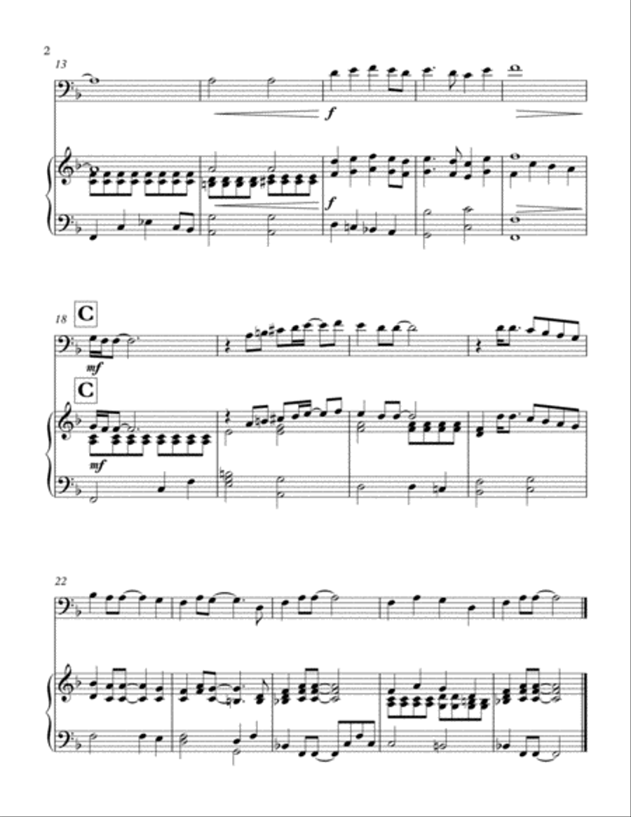 Yesterday Double Bass scores gallery preview page 3