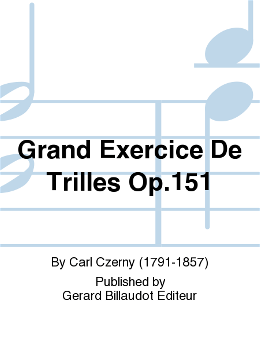 Grand Exercice De Trilles Op. 151 Piano Solo scores gallery preview page 1