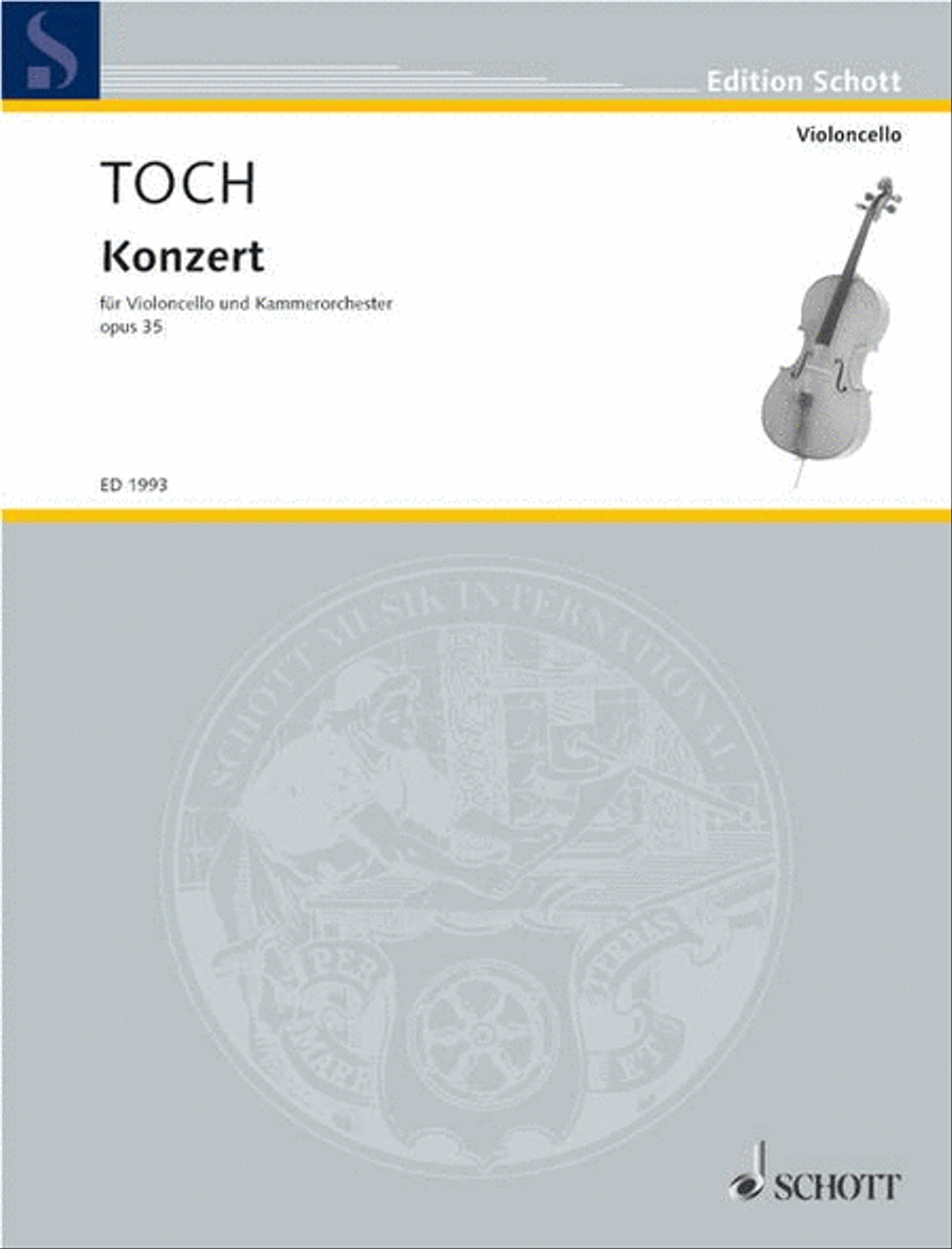 Cello Concerto Cello Concerto Piano scores gallery preview page 1