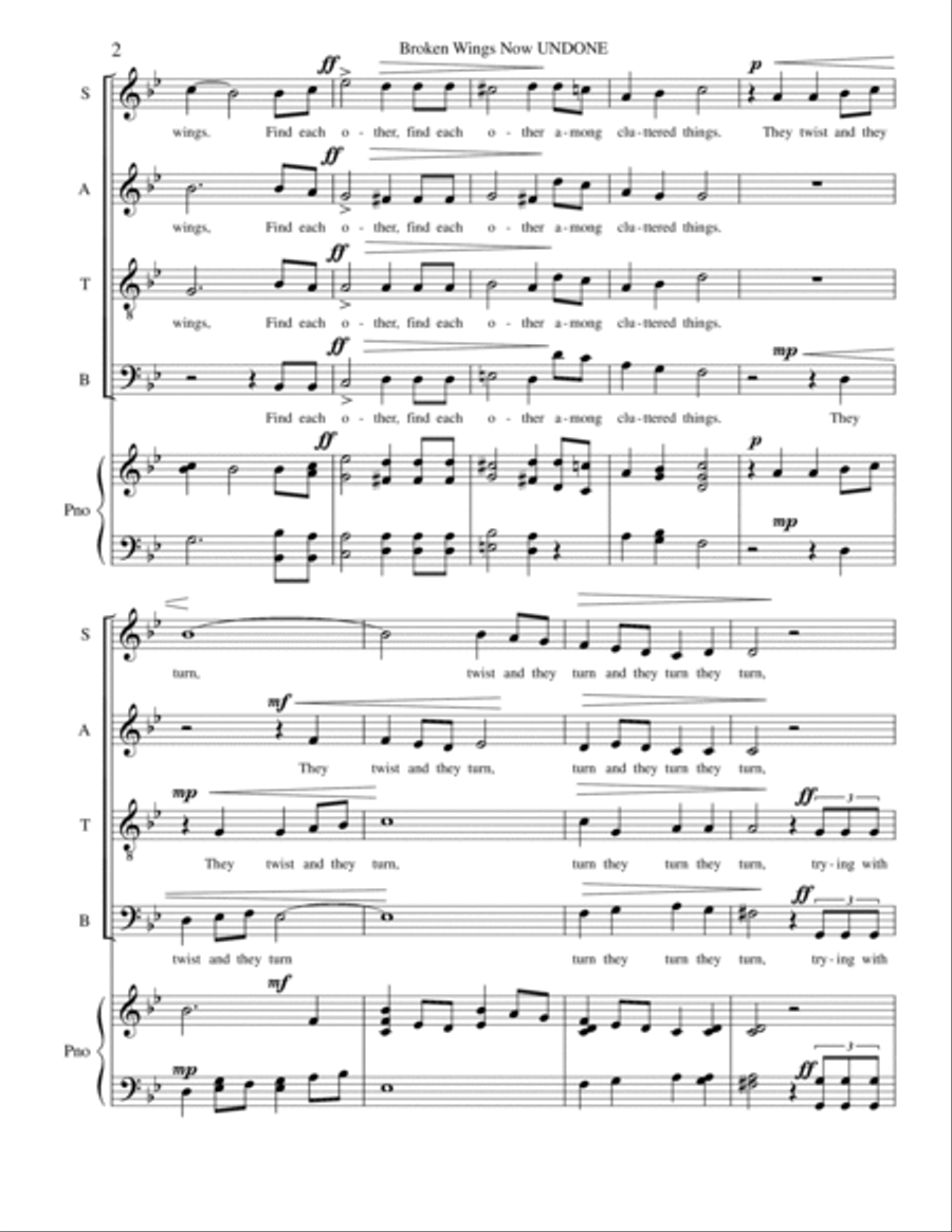 Broken Wings Broken Wings Small Ensemble scores gallery preview page 2