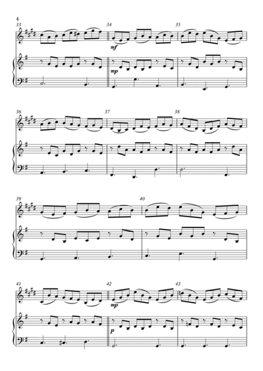 Jesu, Joy of Man's Desiring for Alto Sax and Piano (Arpeggios Not Chords) - Score and Parts image number null