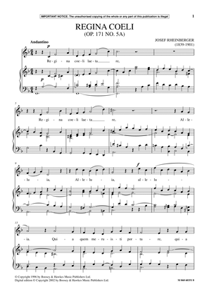 Regina Coeli, Op. 171, No. 5