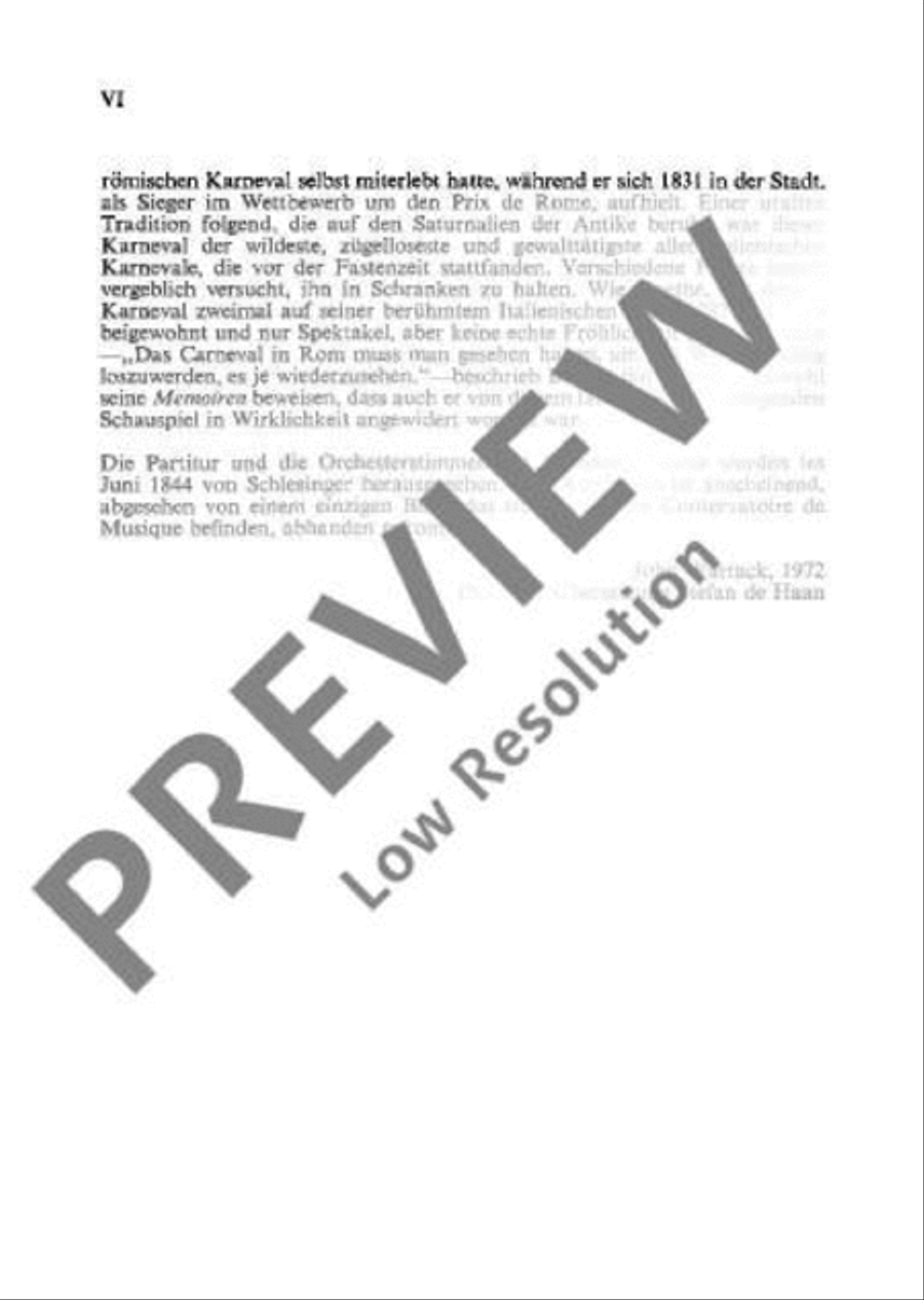 The Roman Carnival Orchestra scores gallery preview page 7
