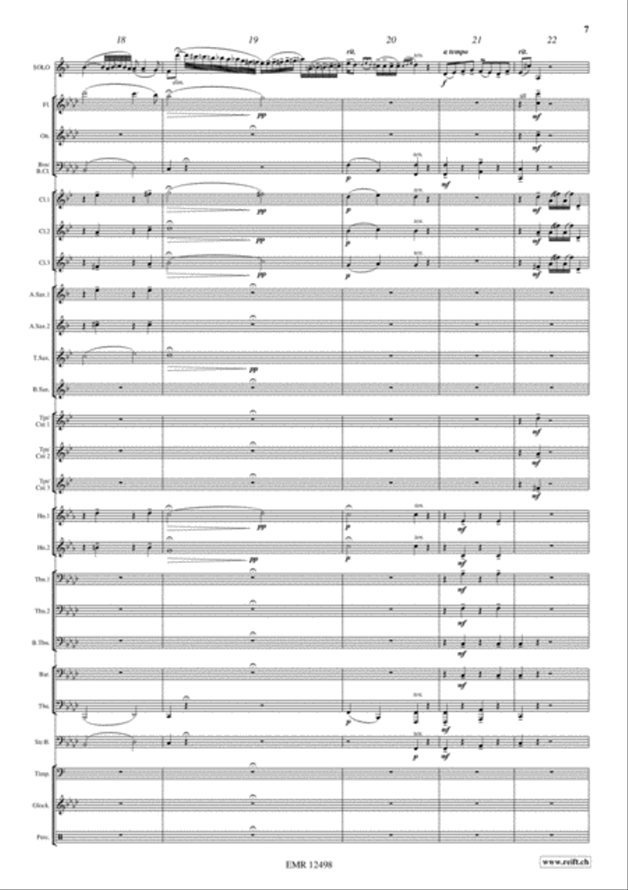 Zigeunerweisen Concert Band scores gallery preview page 8