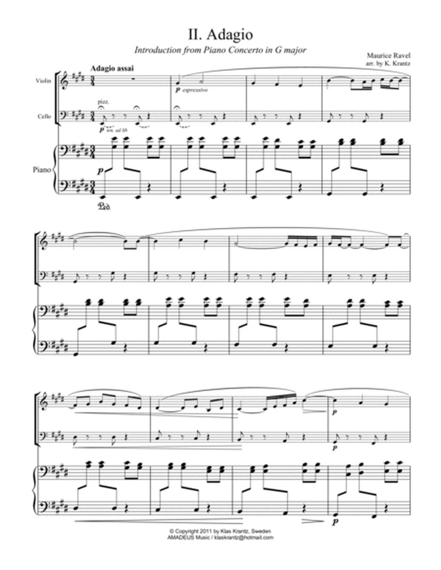 Adagio assai for piano trio image number null