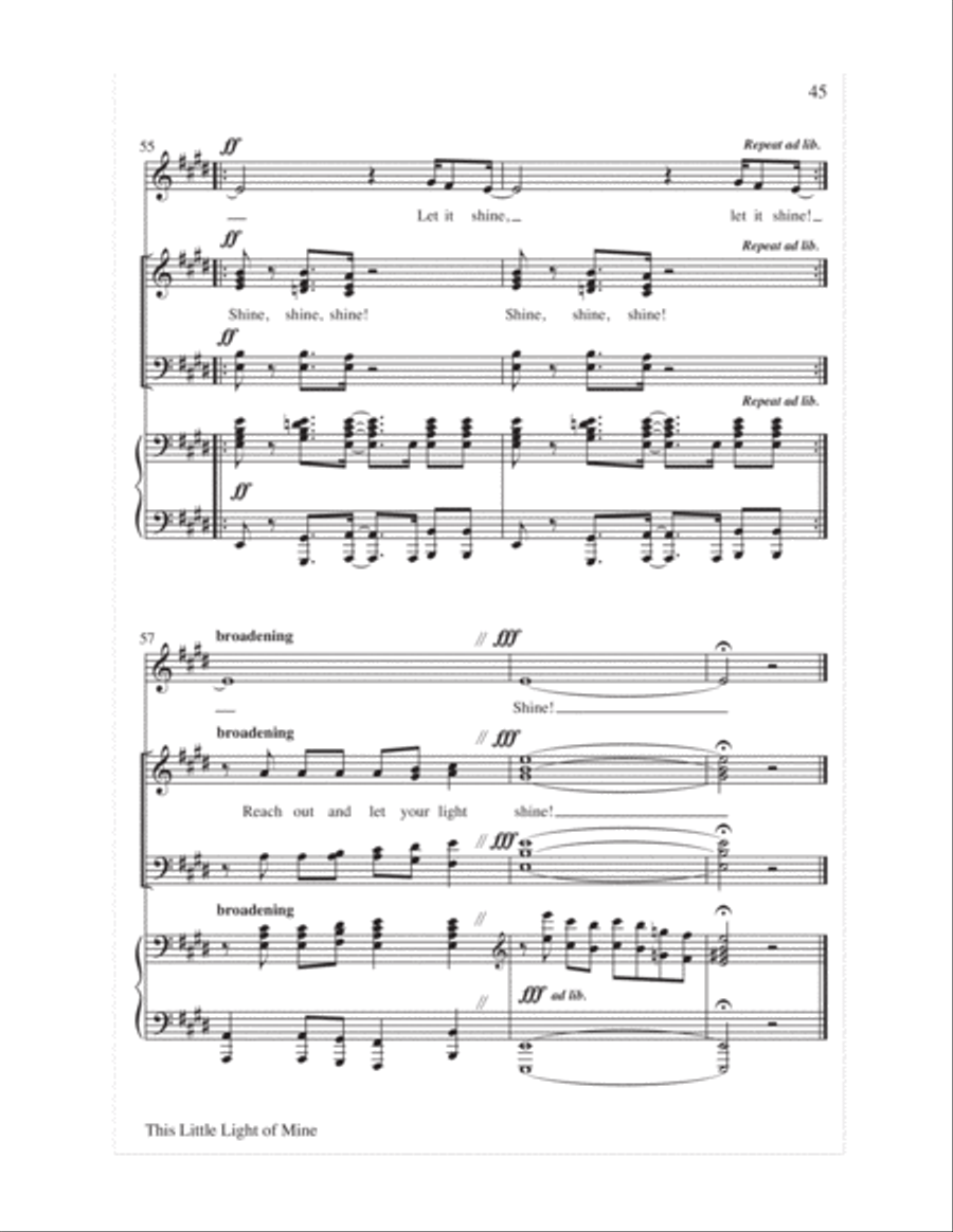 Let the Children Sing 4-Part scores gallery preview page 47