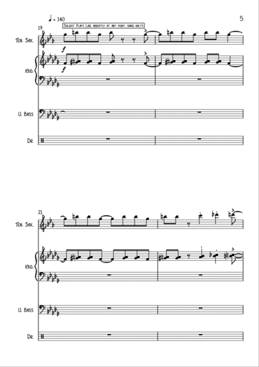 If It's All the Same Blues Jazz Ensemble scores gallery preview page 5