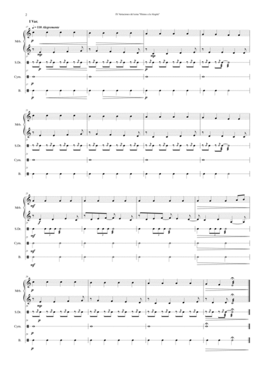 Variaciones del tema Himno a la Alegría image number null