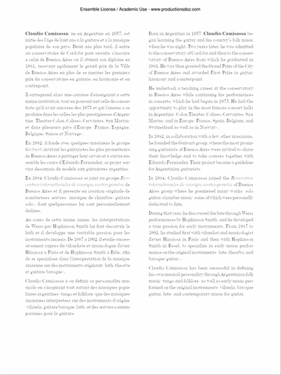 Cinq microtangos Cinq microtangos Flute scores gallery preview page 2