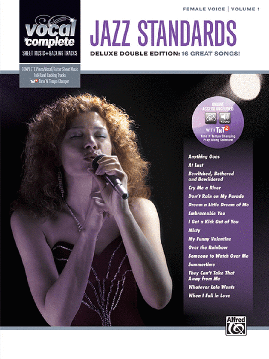 Vocal Complete -- Female Voice Jazz Standards Piano, Vocal, Guitar scores gallery preview page 1