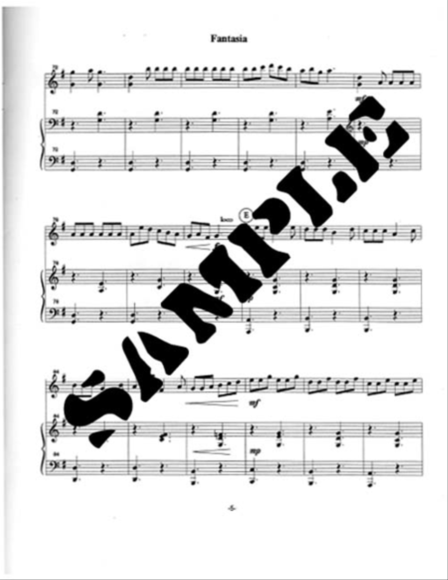 Fantasia Piano Accompaniment scores gallery preview page 2