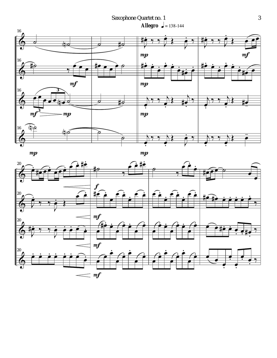 Shifting Brass Shifting Brass Woodwind Quartet scores gallery preview page 5