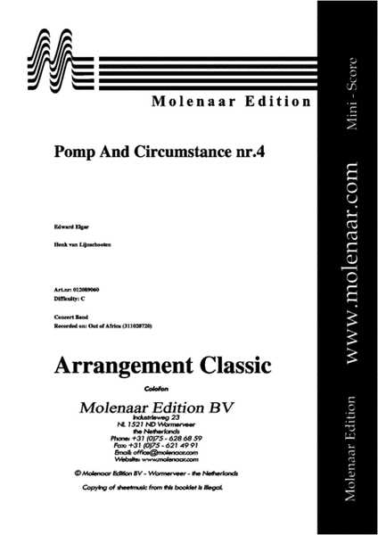Pomp and Circumstance nr.4 image number null