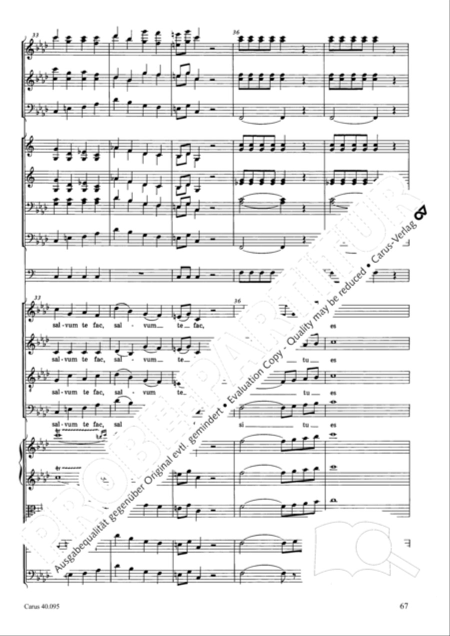 The Seven Words (Die Sieben Worte) 4-Part scores gallery preview page 82