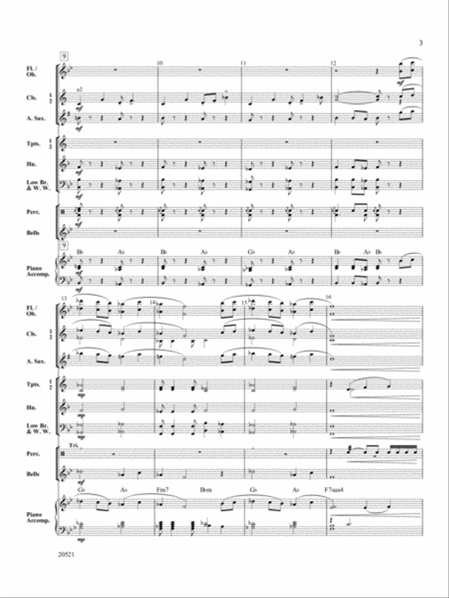 Cedar Canyon Roundup: Score Concert Band scores gallery preview page 3