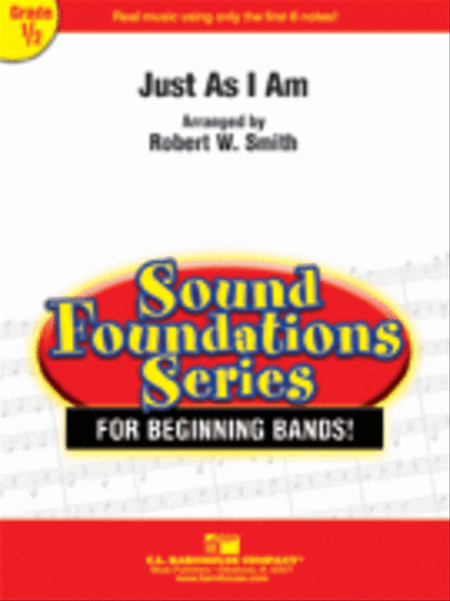 Just As I Am Concert Band scores gallery preview page 1