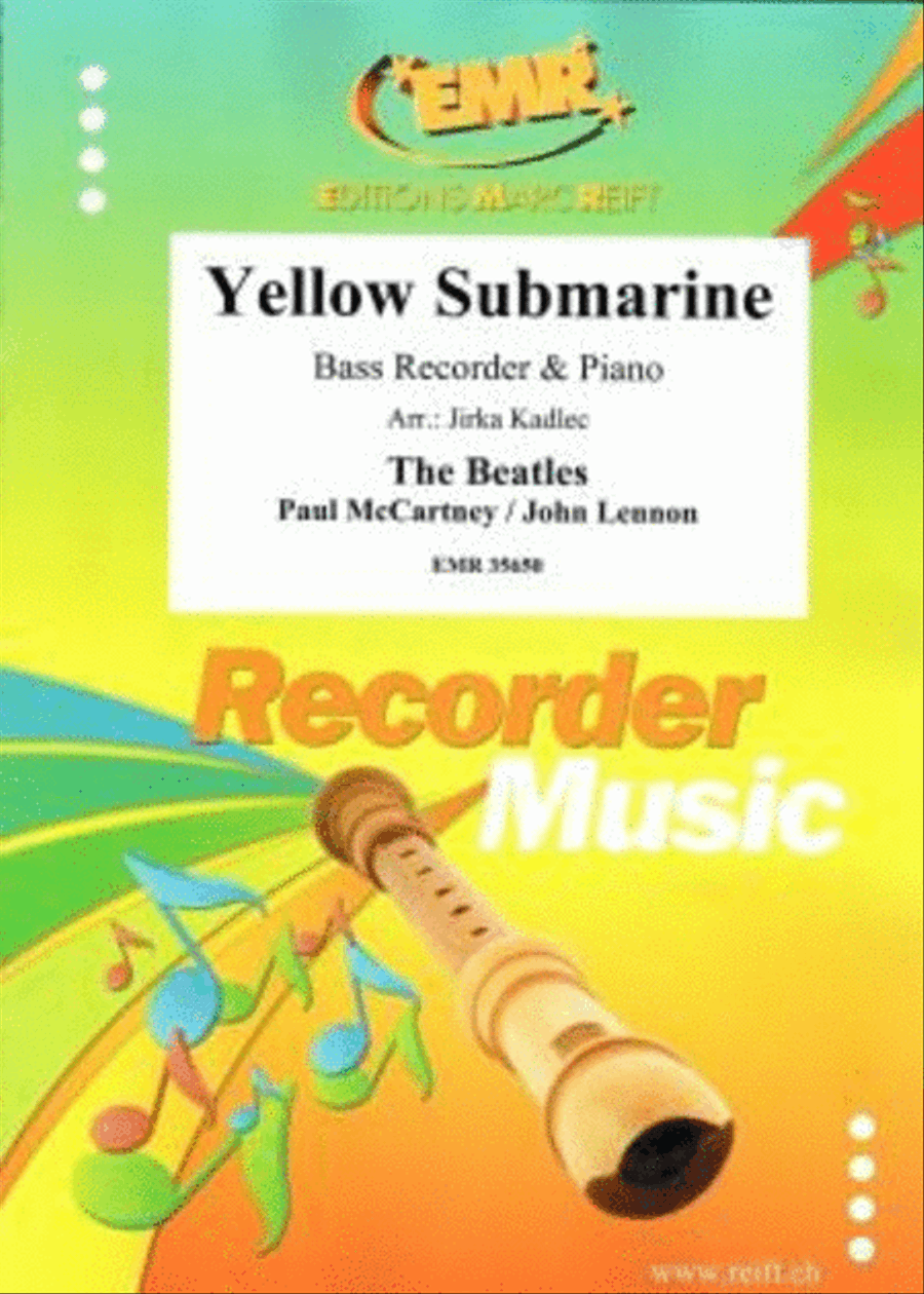 Yellow Submarine Bass Recorder scores gallery preview page 1