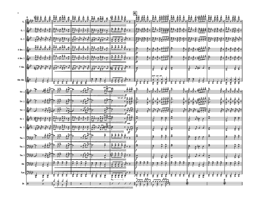 False Alarm Marching Band scores gallery preview page 5