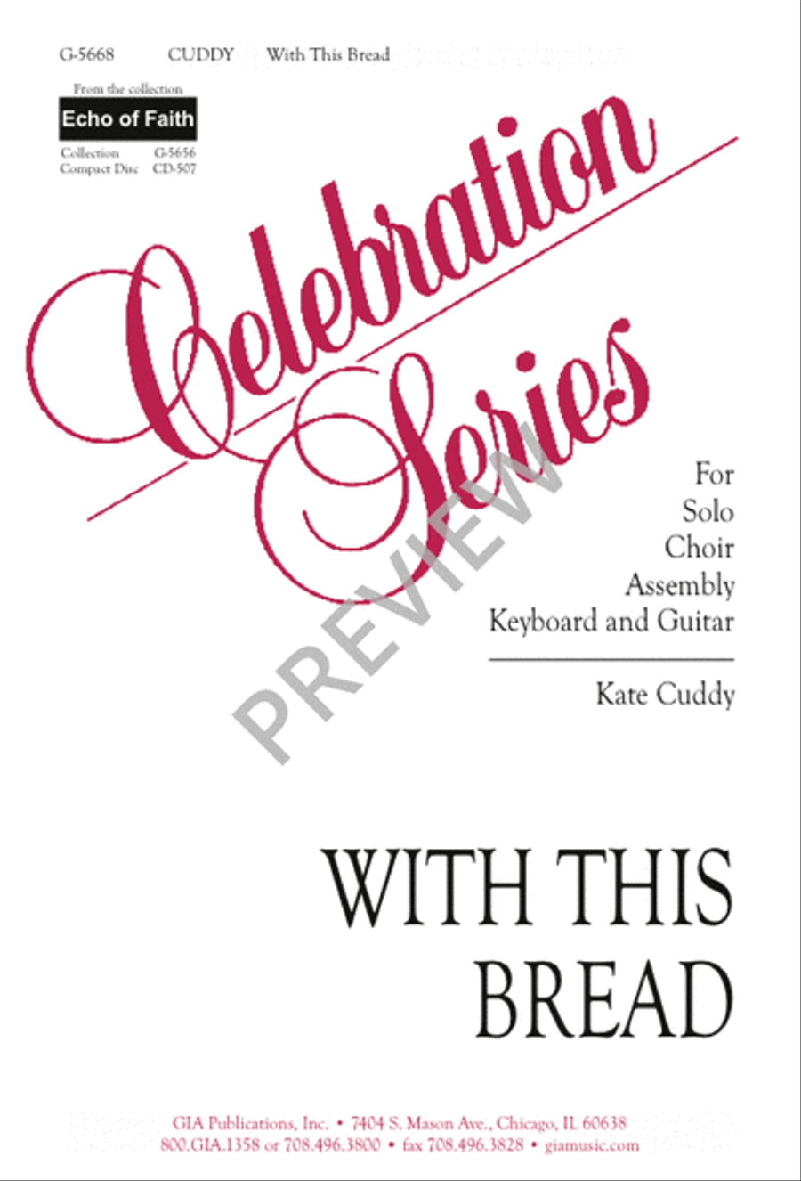With This Bread 4-Part scores gallery preview page 1