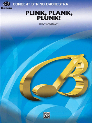 Book cover for Plink, Plank, Plunk!