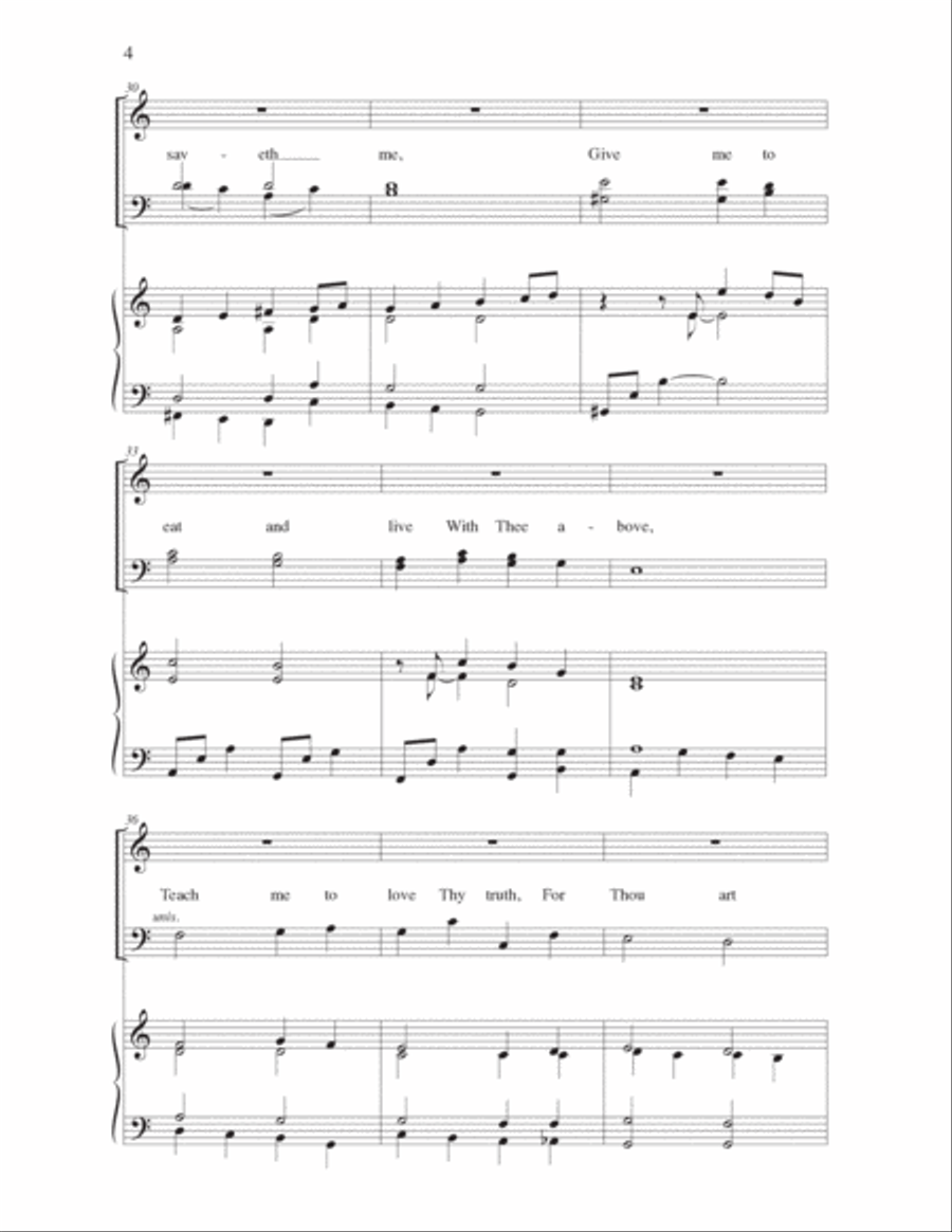 Break Thou the Bread of Life 4-Part scores gallery preview page 4