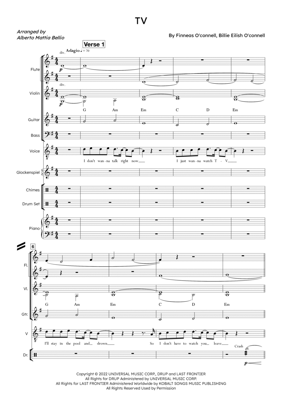 Tv Flute scores gallery preview page 1