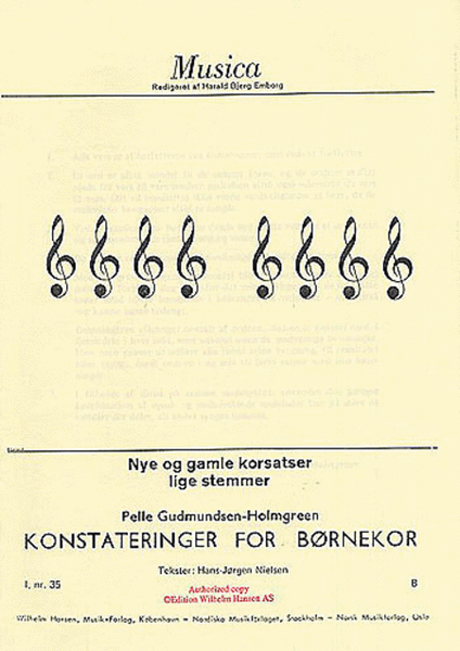 Konstateringer For Bornekor